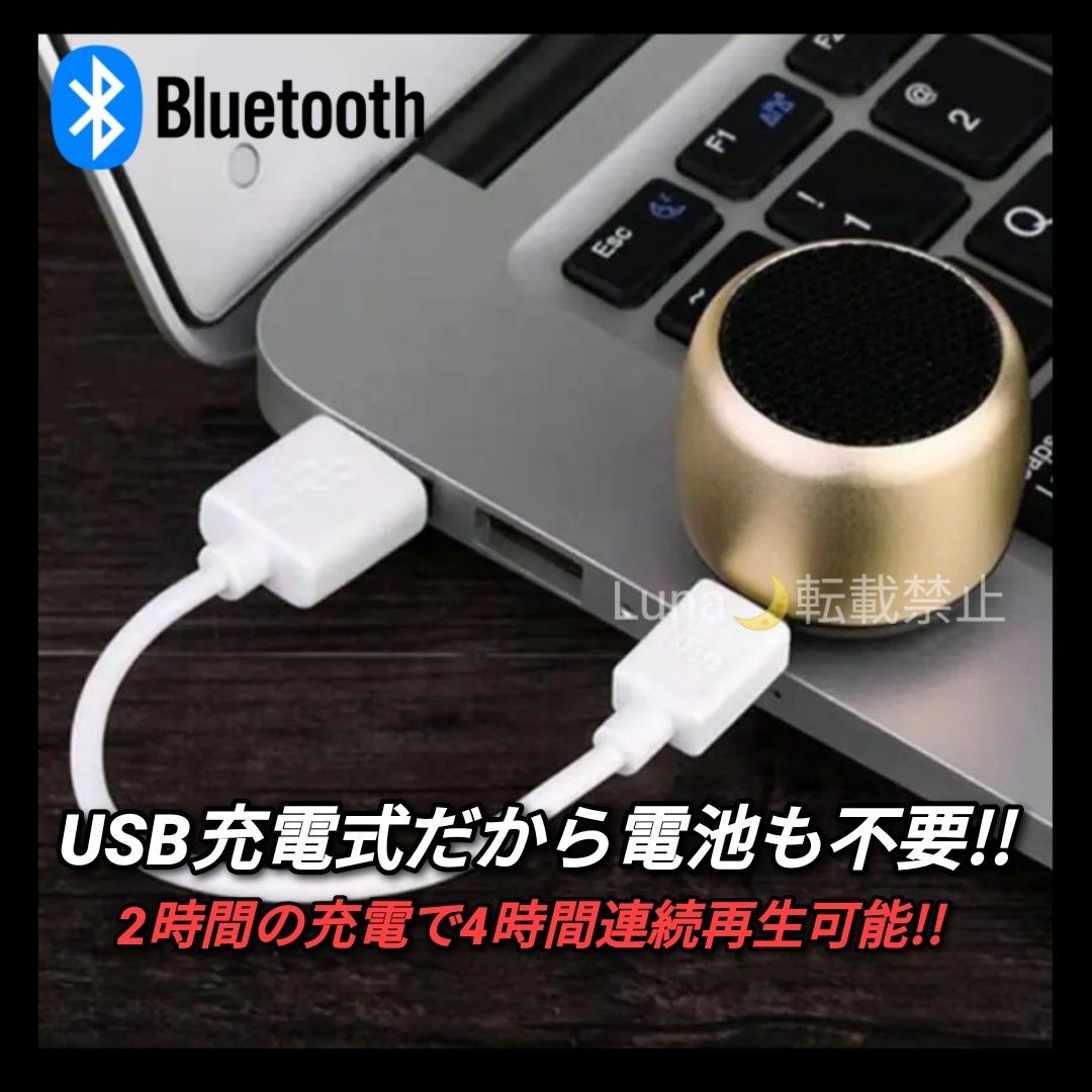 新品 ポータブルスピーカー 超小型 Bluetoothスピーカー ワイヤレス