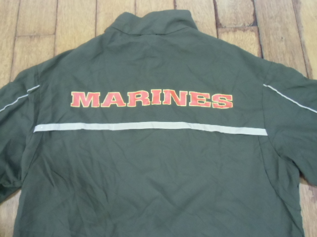 H-1 ミリタリー サバゲー アメカジ 米軍放出品 MARINE 海兵隊 USMC New Balance トレーニング ジャケット ジャンパー ウェア ジャージ M-R_画像9