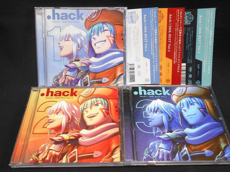 CD .hack//20th Best Vol.1～Vol.3 Lien-リアン 3枚セット_画像1