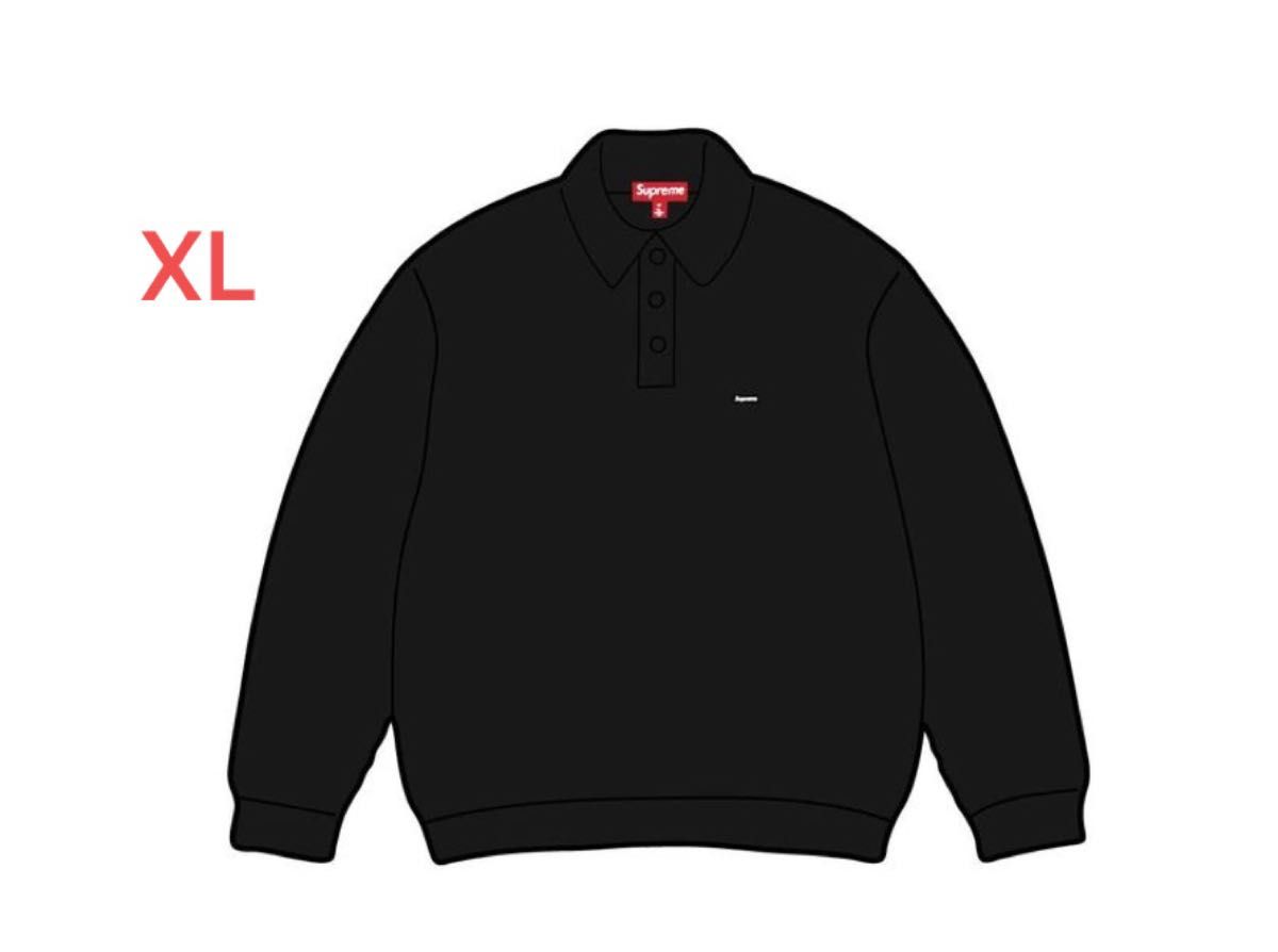 Supreme Small Box Polo Sweater "Black"