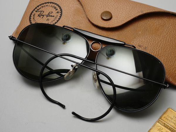 A617. Ray-Ban レイバン シューター ティアドロップ サングラス ビンテージ ケース ギャランティ付_画像7