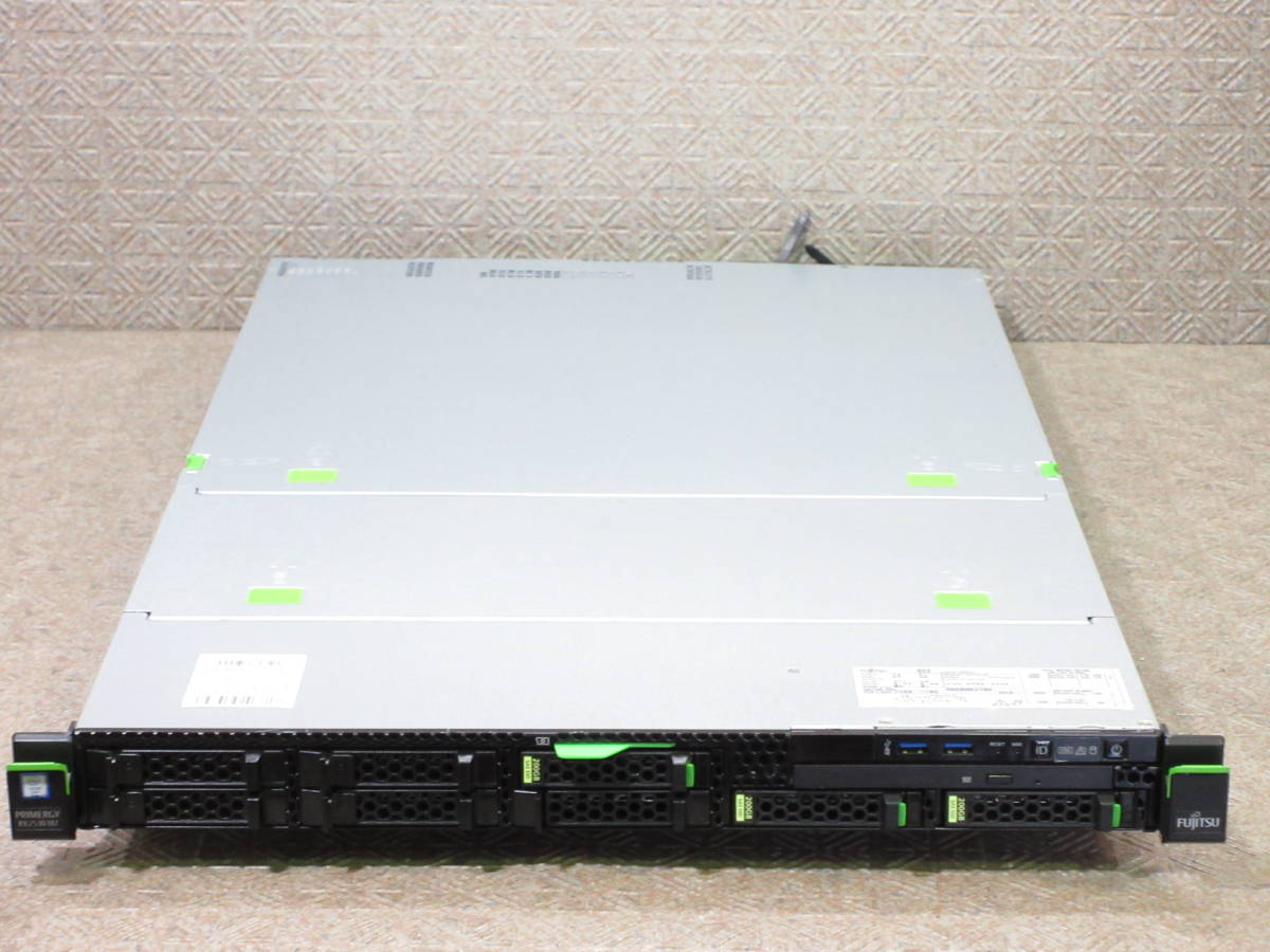 【※HDD無】富士通 PRIMERGY RX2530 M2 / Xeon E5-2699v4 2.20GHz *2CPU / 384GB (32GB *12枚) / DVD-ROM / QLE2670-F / CP400i / No.R449_画像1