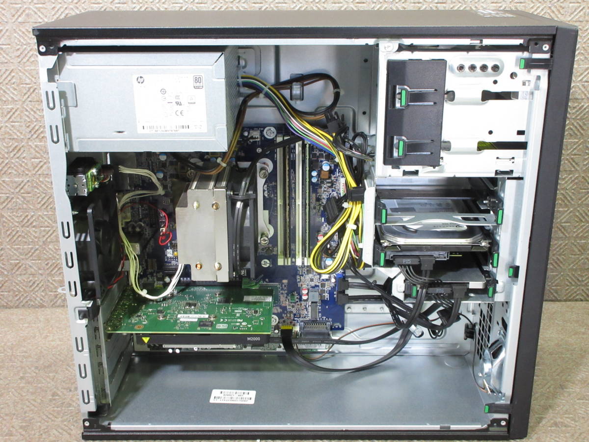 HP Z240 Tower Workstation / Xeon E3-1270v5 3.60GHz / SSD 512GB + HDD 500GB / 16GB / Quadro M2000 / DVD-ROM / Win10 / No.S443_画像4