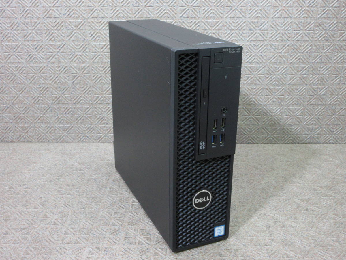 DELL Precision 3420 Workstation / Xeon E3-1225v5 3.30GHz / SSD 512GB / 16GB / Quadro k420 / Win10 / No.S165_画像1