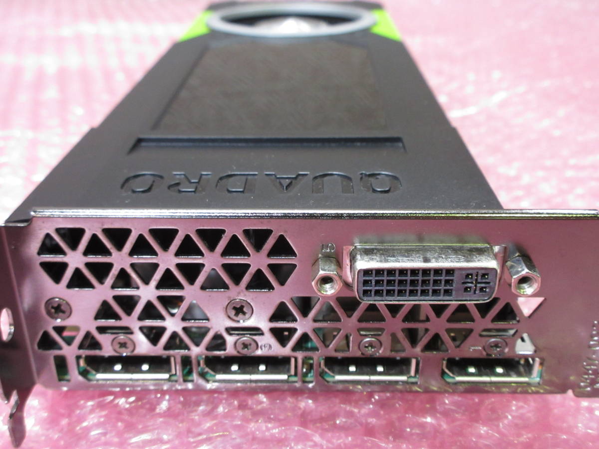 nVIDIA / Quadro M5000 / GDDR5 8GB / DisplayPort×4、DVI-I / PCI Express 3.0 ×16 / 動作確認済み / No.S606_画像2