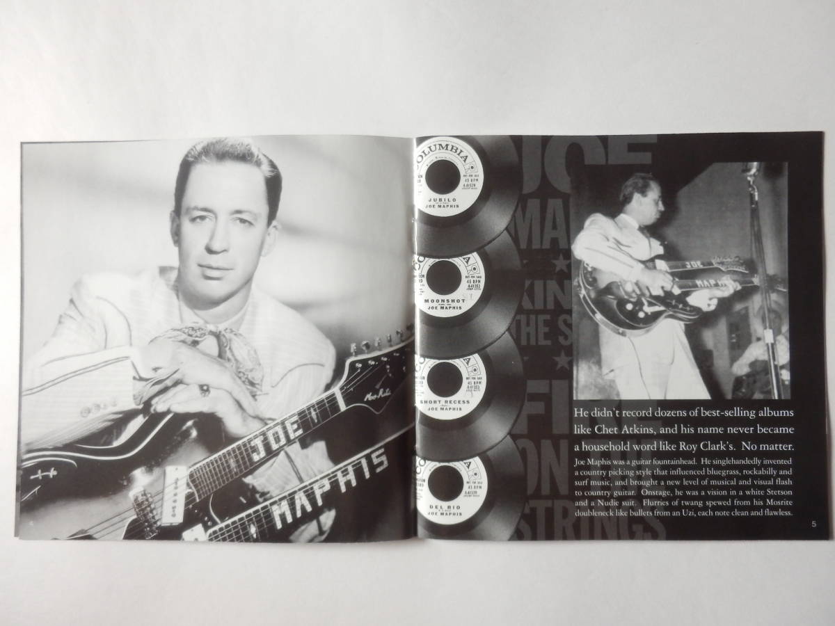 CD/US: カントリー-ギター- ジョー.メイフィス/Joe Maphis - Fire On The Strings/Guitar Rock And Roll:Joe Maphis/Tennessee Two Step_画像5