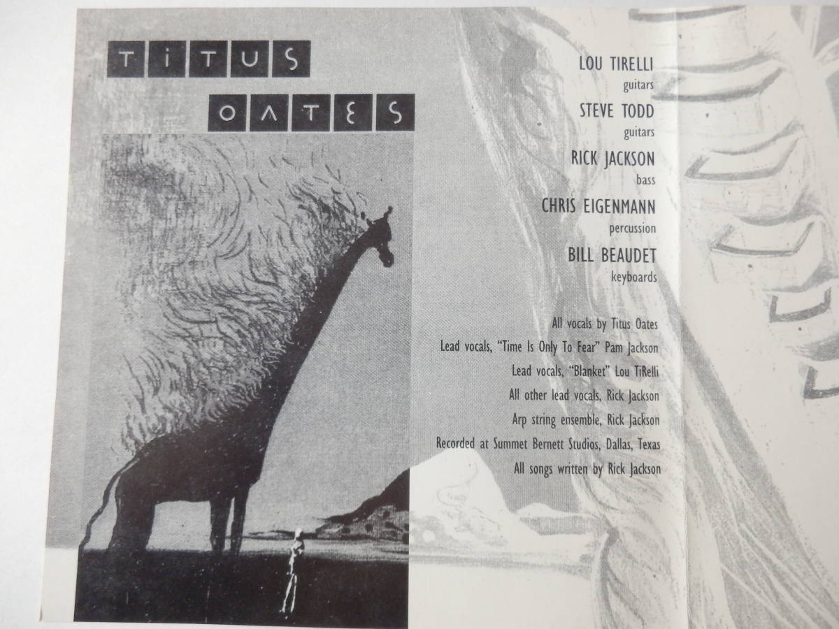 CD/US: プログレ ロック/Titus Oates - Jungle Lady/Rick Jackson/Mr. Lips:Titus Oates/Dream On A Train:Titus Oates/progre-Titus Oates_画像4