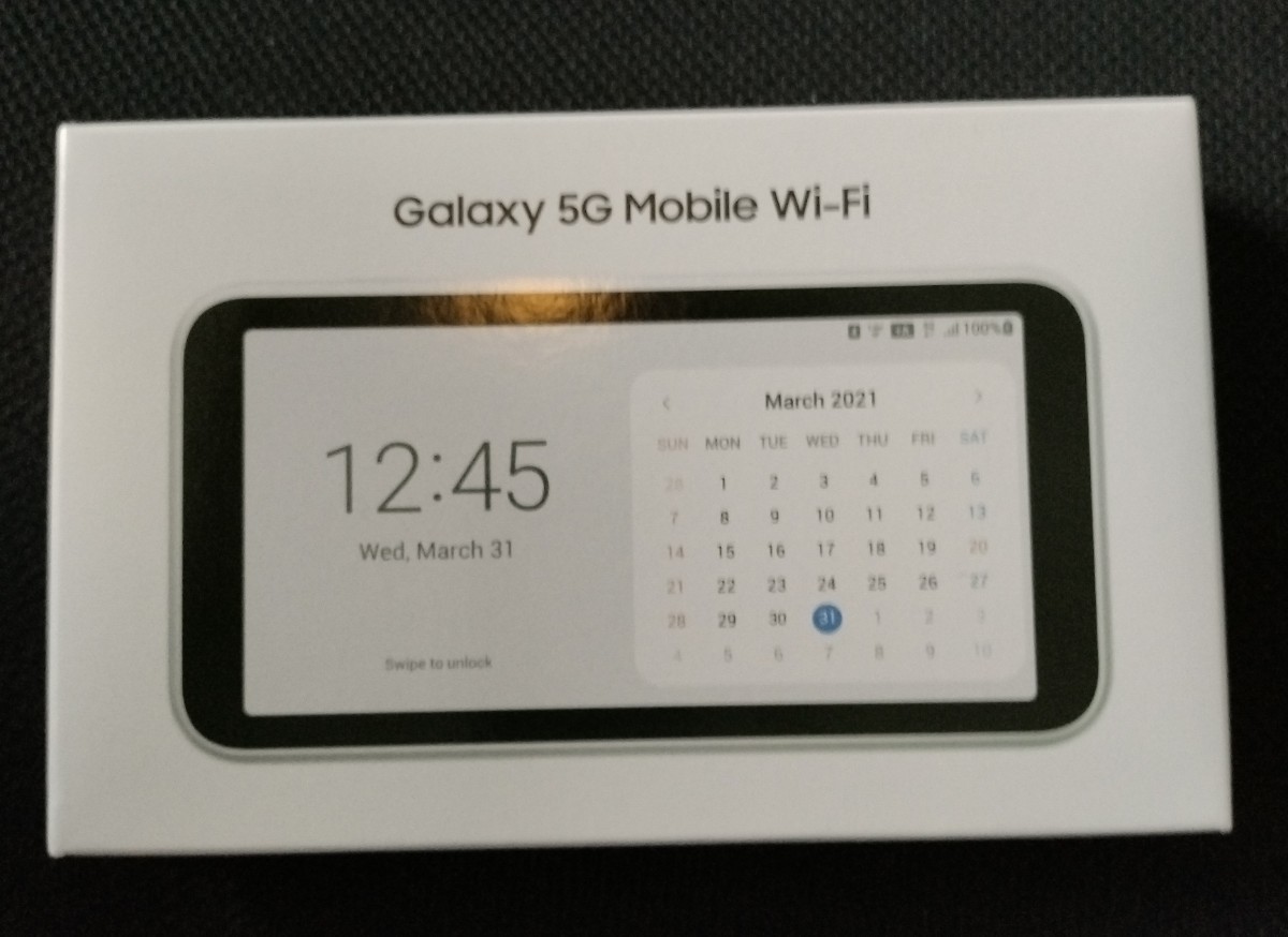 【新品未使用】Galaxy 5G Mobile Wi-Fi SCR01_画像5