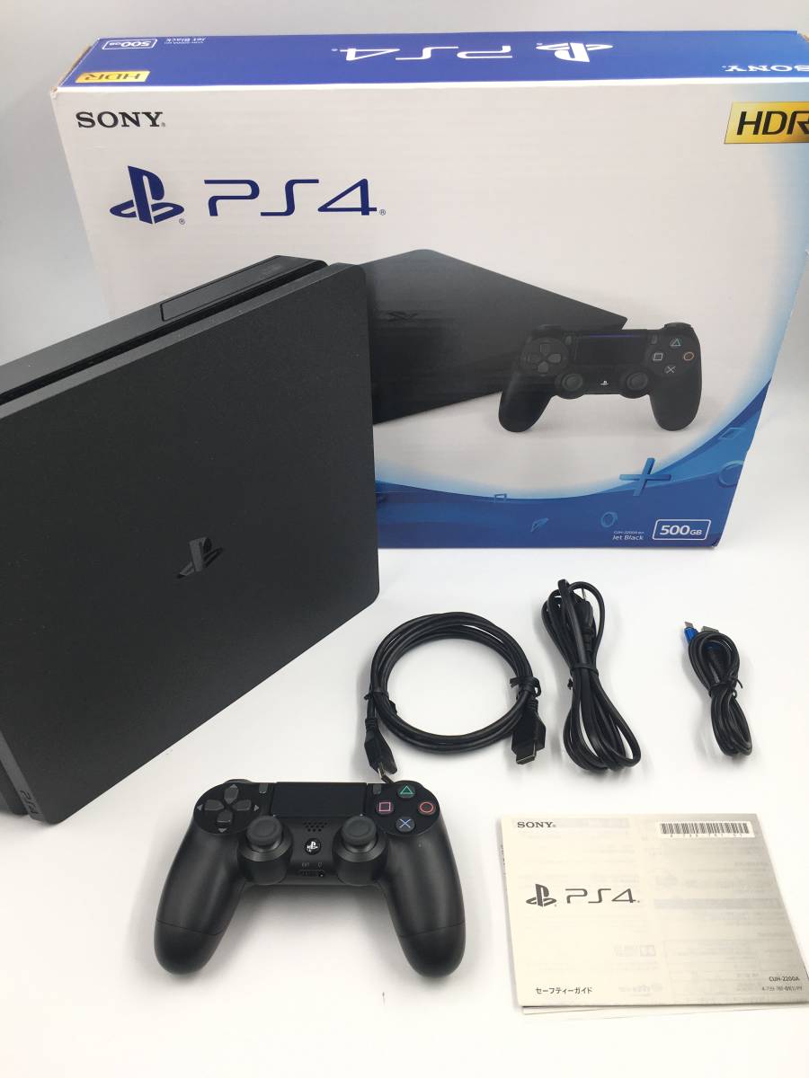 美品 SONY PlayStation4 CUH-2200A B01 500GB-