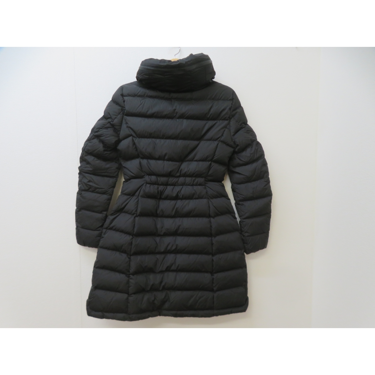 YSS3931★MONCLER/モンクレール FLAMMETTE GIUBBOTTO フラメッテ ダウンコート Aライン フード収納可能 ブラック サイズ2★A_画像2