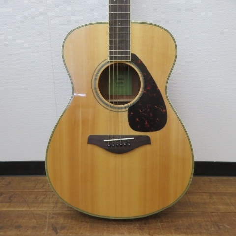 L711★YAMAHA ヤマハ アコースティックギター FS820 ソフトケース付　クロス２点付★S_画像1