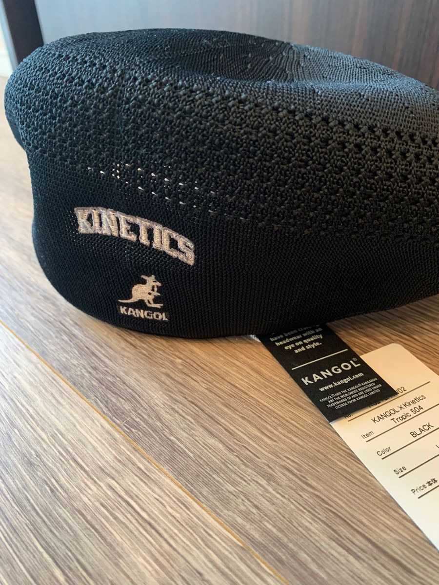 kinetics × KANGOL キネティクス　カンゴール　ハンチング　メッシュ　黒