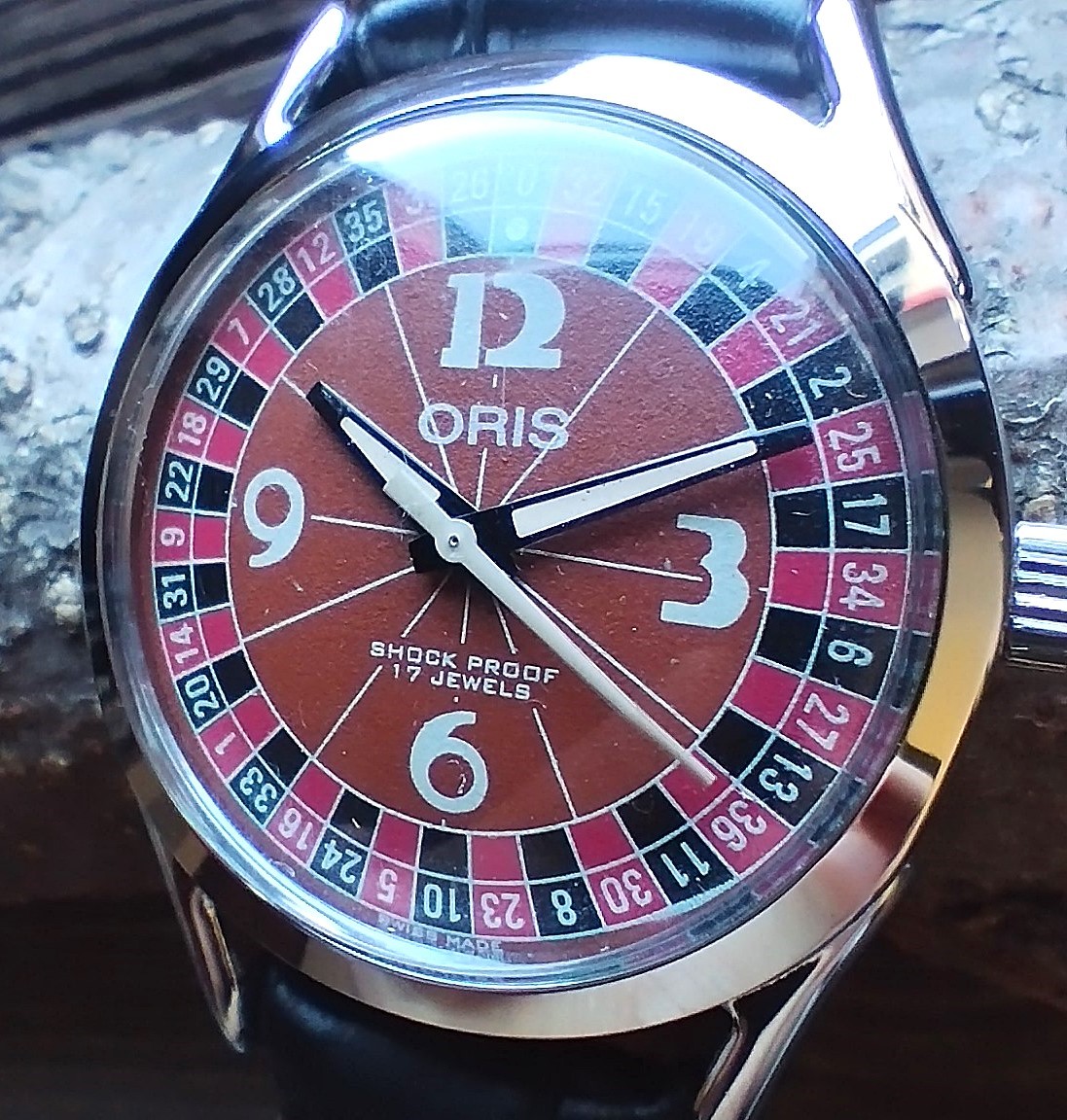 ●希少！●オリス■ORIS 手巻き機械式1980年代ヴィンテージメンズ腕時計アンティーク即納 男性人気ブランド1118iの画像1
