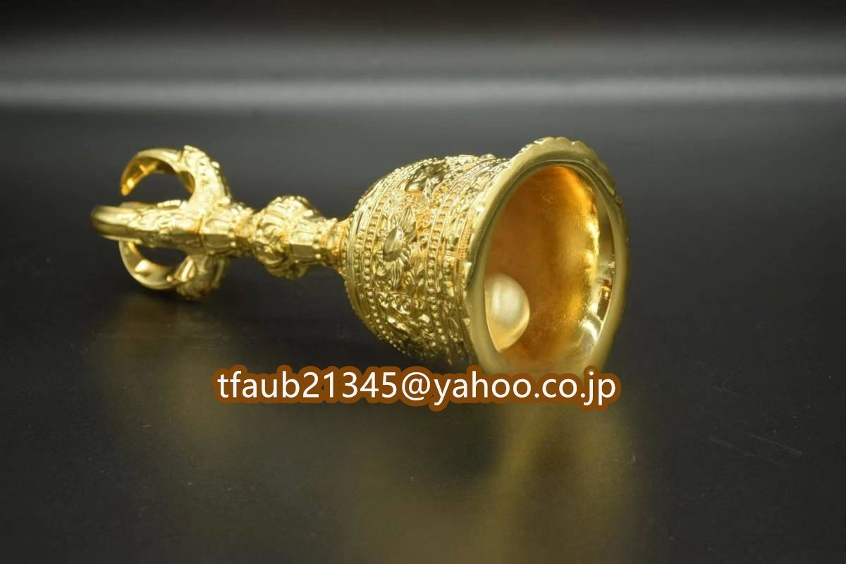密教法具 人形五鈷杵 金剛杵 法器 寺院用仏具 真鍮製 23cm 密教法具 人形五鈷杵 金剛杵 法器 寺院用仏具 真鍮製 23cm