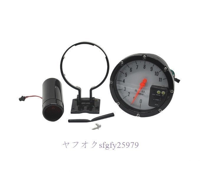 O923* new goods car tachometer 7 color change 4-6-8 cylinder 11000RPM 12V