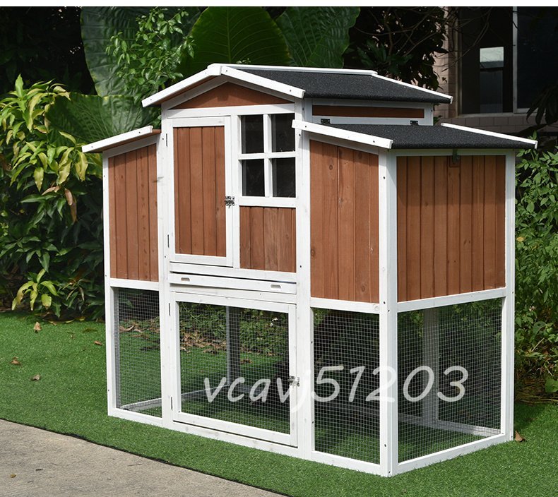 * beautiful goods * high quality * wooden chicken small shop . is to small shop pet holiday house house rainproof . corrosion rabbit chicken small shop breeding outdoors .. garden for cleaning easy to do 