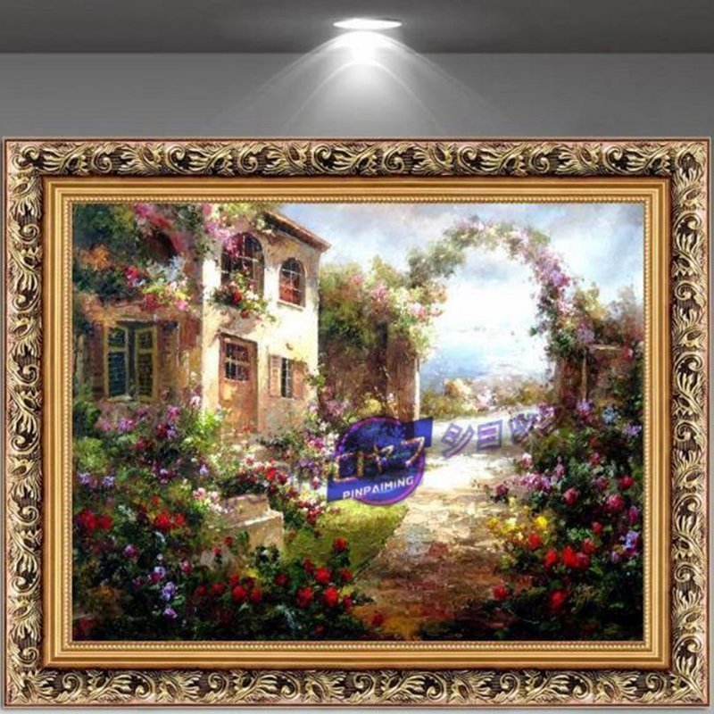  popular beautiful goods * oil painting still-life picture landscape painting . under wall . reception interval .. entranceway decoration equipment ornament . flower. sea middle .. Europe. inset 