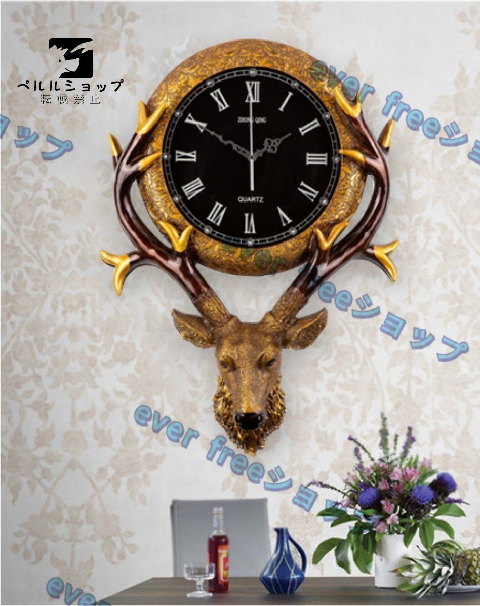 特売 ヨーロッパ　宮廷スタイル　復古　柱時計　応接間　豪華　時計　家庭用　静音時計　おしゃれ　創意　壁掛け時計 北欧_画像1