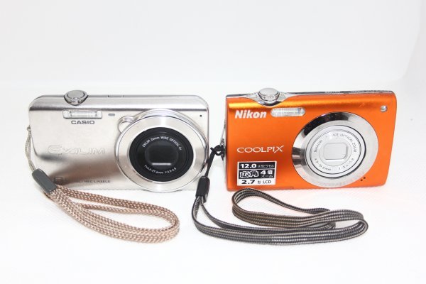 カメラ3台+レンズ1本まとめ売り】Nikon・OLYMPUS・CASIO #0093 カメラ3台+レンズ1本まとめ売り】Nikon・OLYMPUS・CASIO #0093