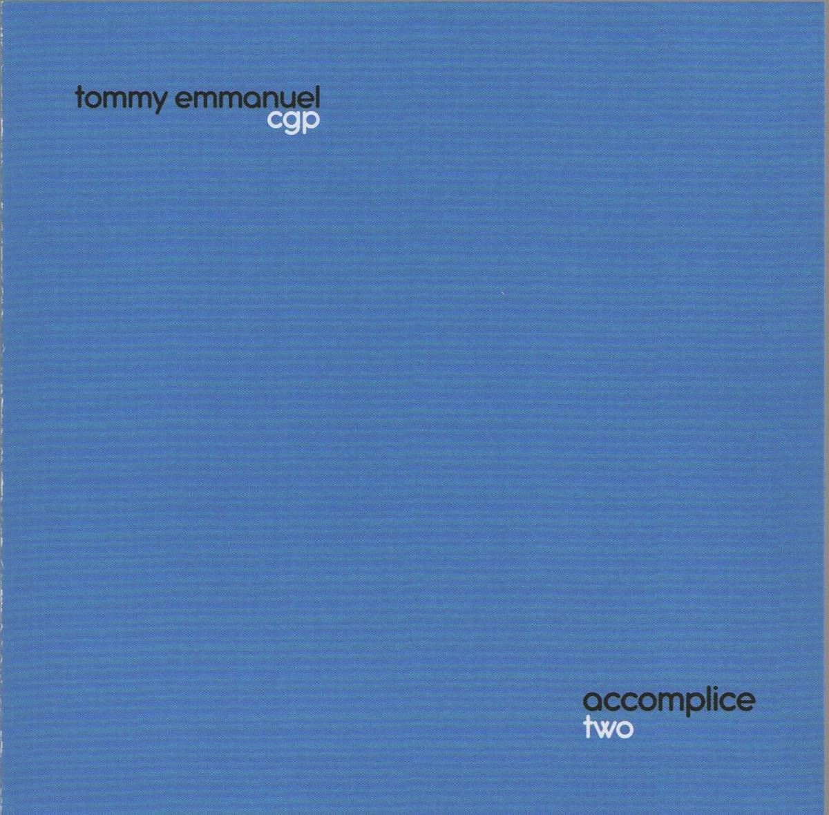 【CD】TOMMY EMMANUEL - ACCOMPLICE TWO 新譜新同美品_画像4