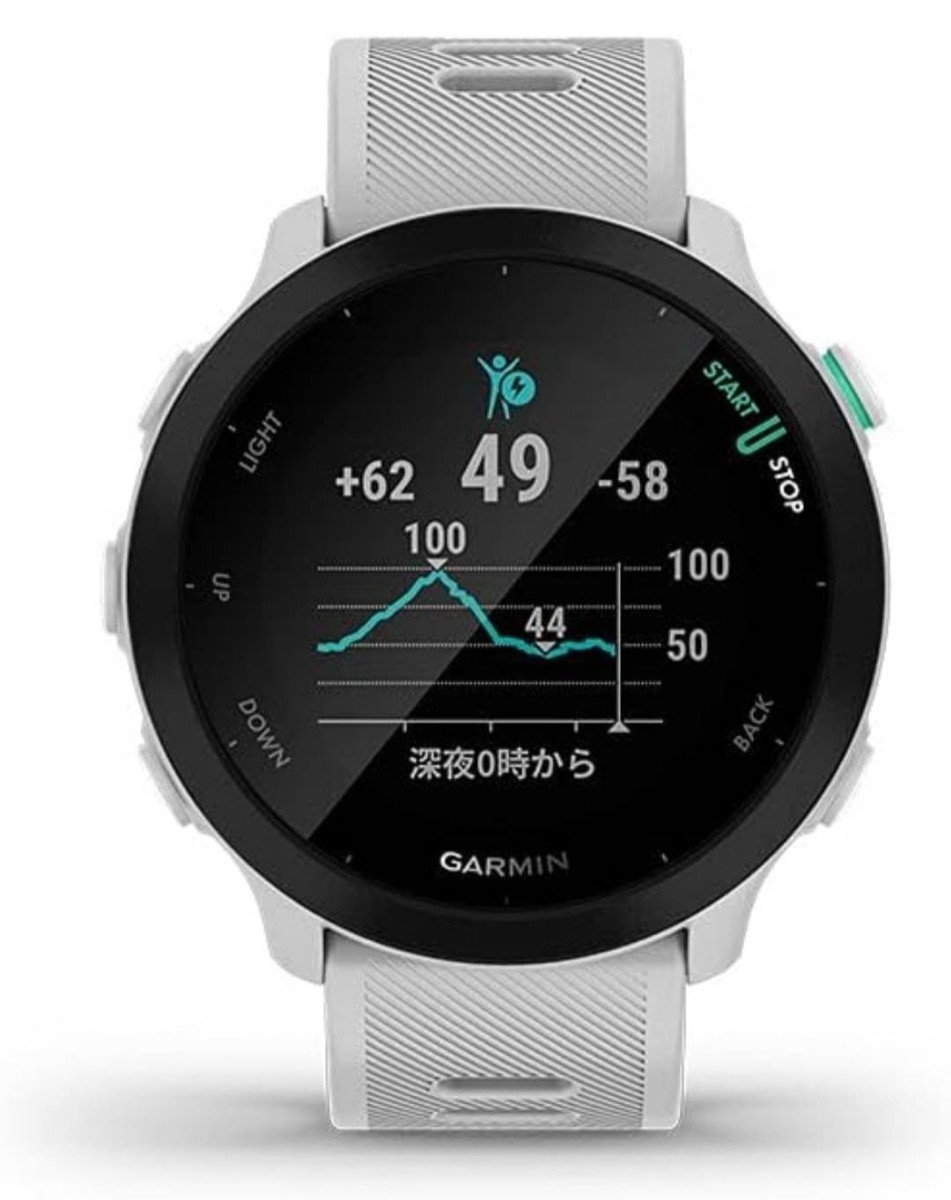 GARMIN ガーミン ForeAthlete 55 心拍 歩数 防水 軽量 スマートウォッチ 腕時計 アスリート_画像2