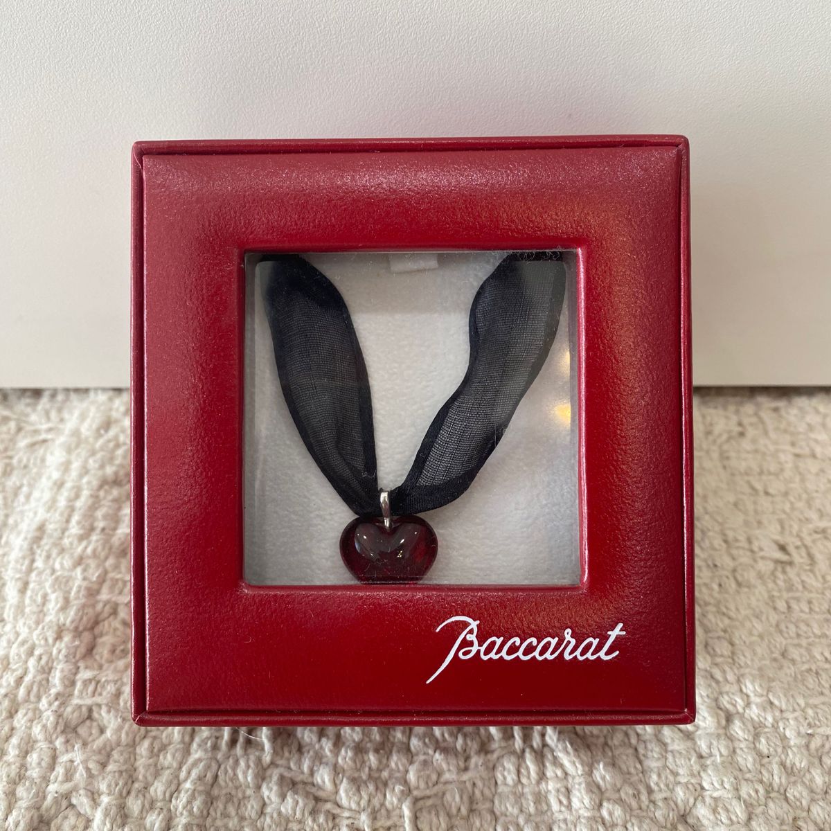 Baccarat ネックレス　ハート