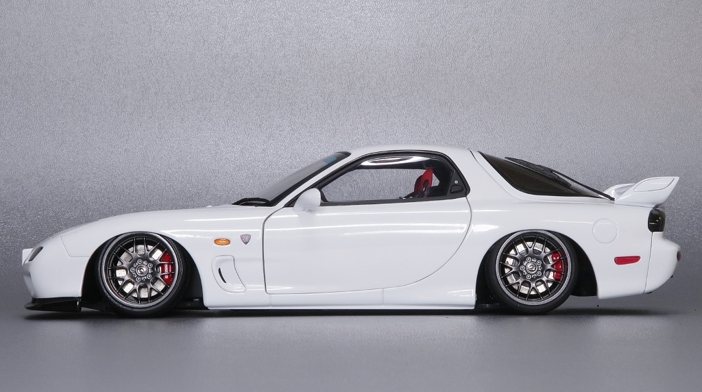 ★深リム★カスタムローダウン仕様★送料無料★1/18 AUTOart MAZDA RX-7 FD3S SPIRIT R type A マツダの画像3