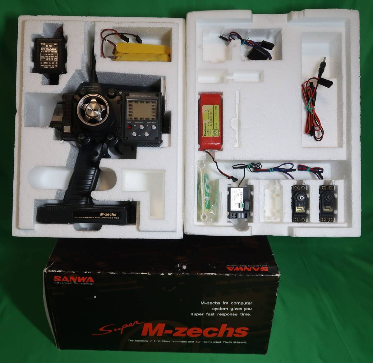 三和電子 Super M-Zechs FM 3ch エンジンカー プロポセット バッテリー/サーボ付 101A21421A FM 27MHz 10ch