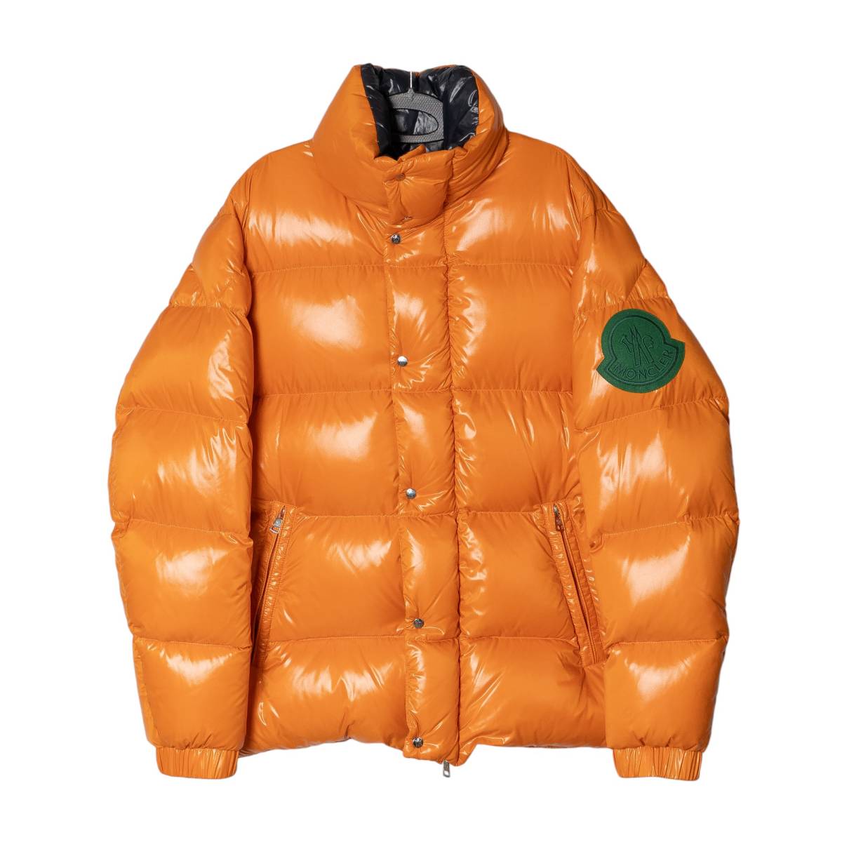 Moncler：ダウンジャケット　オレンジ　サイズ5　ハンガー付き　タグ付き