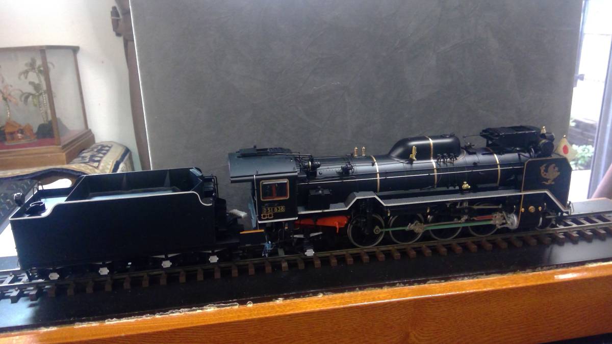 Yahoo!オークション - D51ー838号 蒸気機関車 1/45 OJ FEF 完成品 Yahoo!オークション - D51ー838号 蒸気機関車 1/45 OJ FEF 完成品