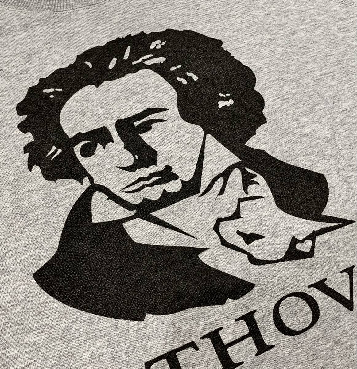 ★★ A BATHING APE ア ベイシング エイプ 初期 '90s BEETHOVEN スウェット Lサイズ ★★ ベートーヴェン ベートーベン sweat 90年代 NIGO_画像6