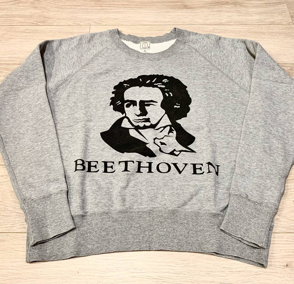 ★★ A BATHING APE ア ベイシング エイプ 初期 '90s BEETHOVEN スウェット Lサイズ ★★ ベートーヴェン ベートーベン sweat 90年代 NIGO_画像1