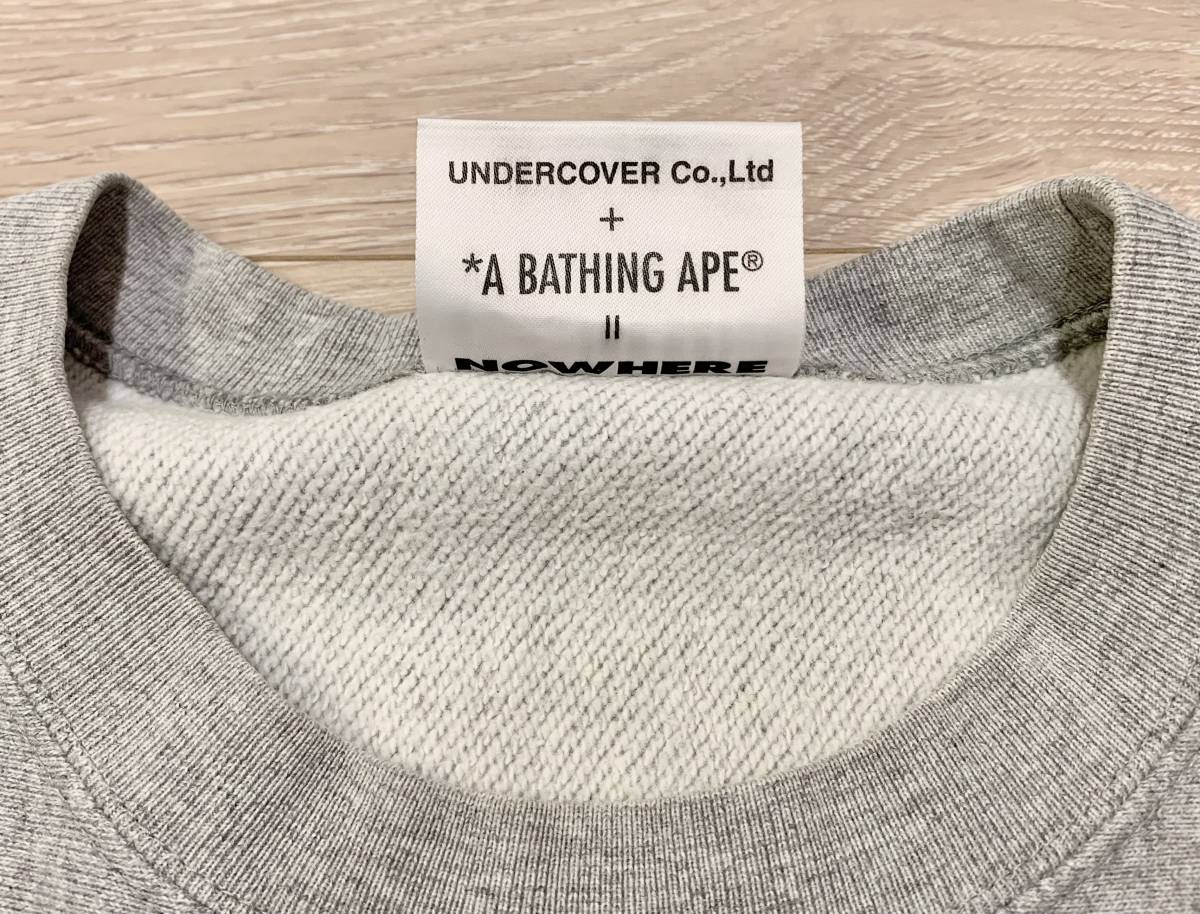 ★ LAST ORGY TWO ラストオージー 2 スウェット トレーナー ★ UNDER COVER アンダーカバー A BATHING APE ア ベイシング エイプ NOWHERE_画像5