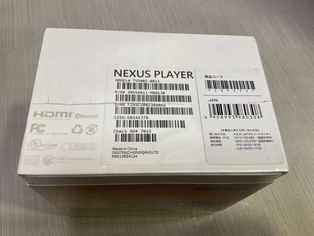 新品未開封　　ASUS　Nexus Player TV500I-0013 ブラック②_画像4