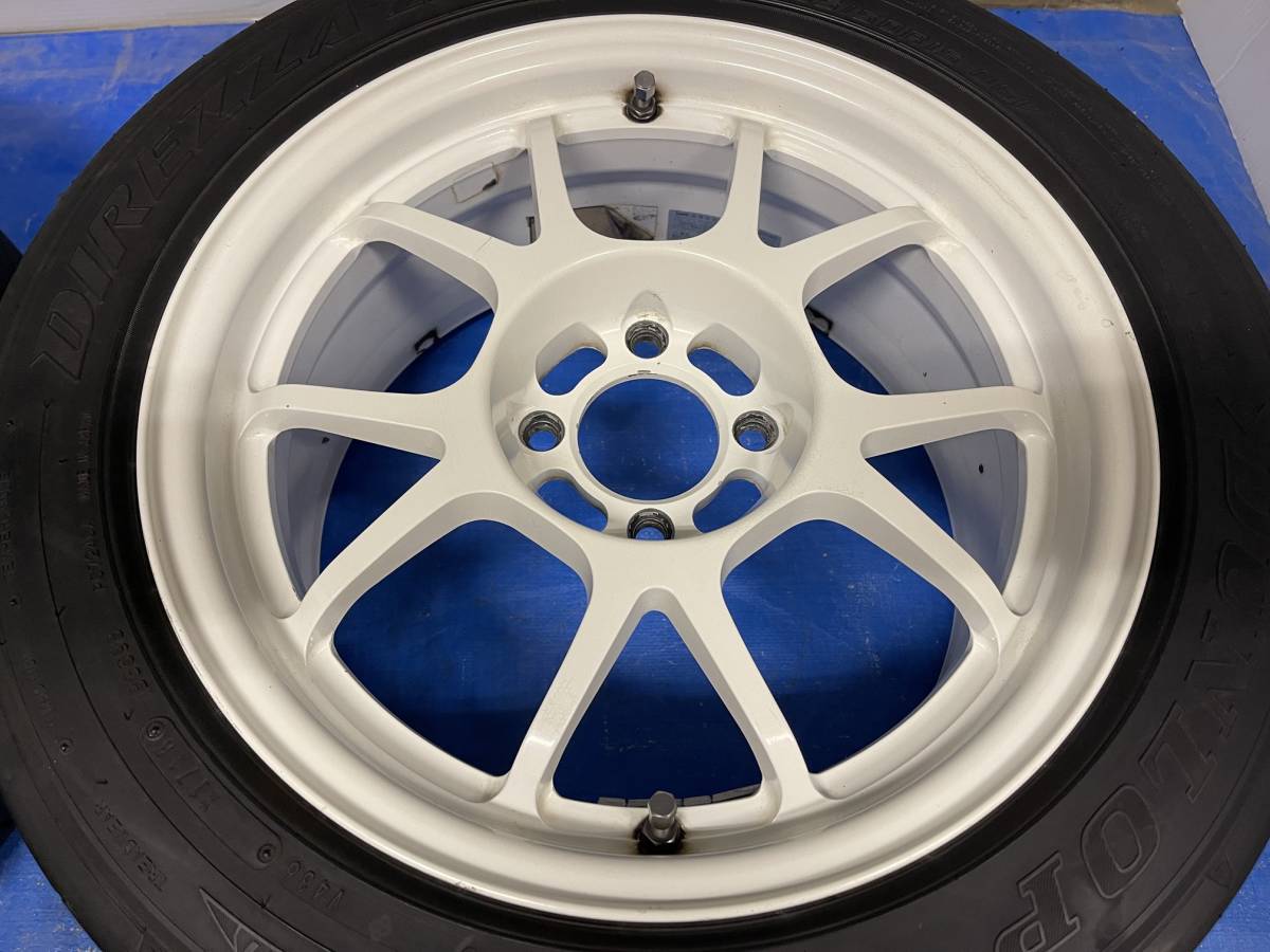 ■美品レアTWS鍛栄舎鍛造S-05_15x7J 35_100/4ディレッツァZⅢ205/50R15ロードスターNANBデミオヴィッツヤリスアクアマーチノートフィット_画像3