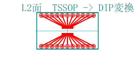 変換基板10枚set L1面(SOP→DIP変換), L2面(TSSOP→DIP変換) 両面PCB 30×18mm×1.6t FR-4 [K1023]_画像9