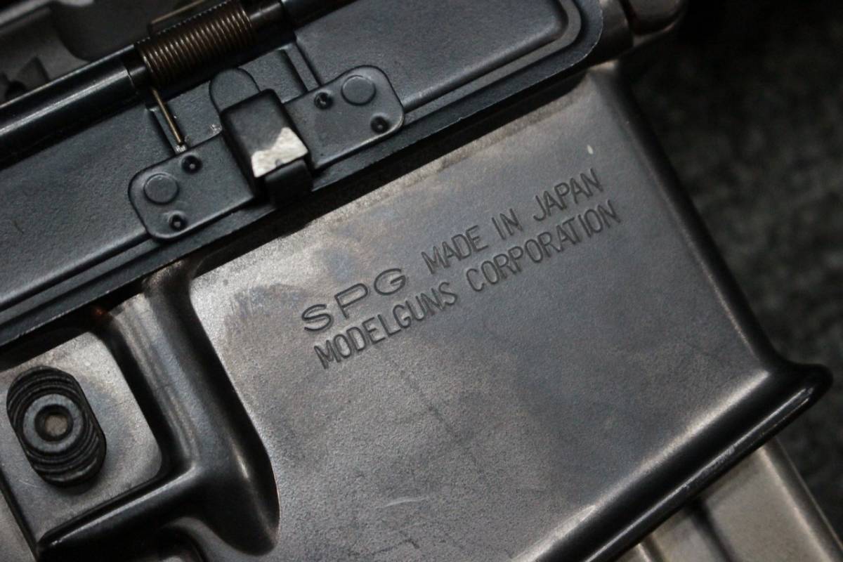 【MGC コルトXM177E2 モデルガン スコープ付き】 合法品 SPG刻印 トイガン プラスチック製 アメリカ軍 ベトナム戦争_画像3