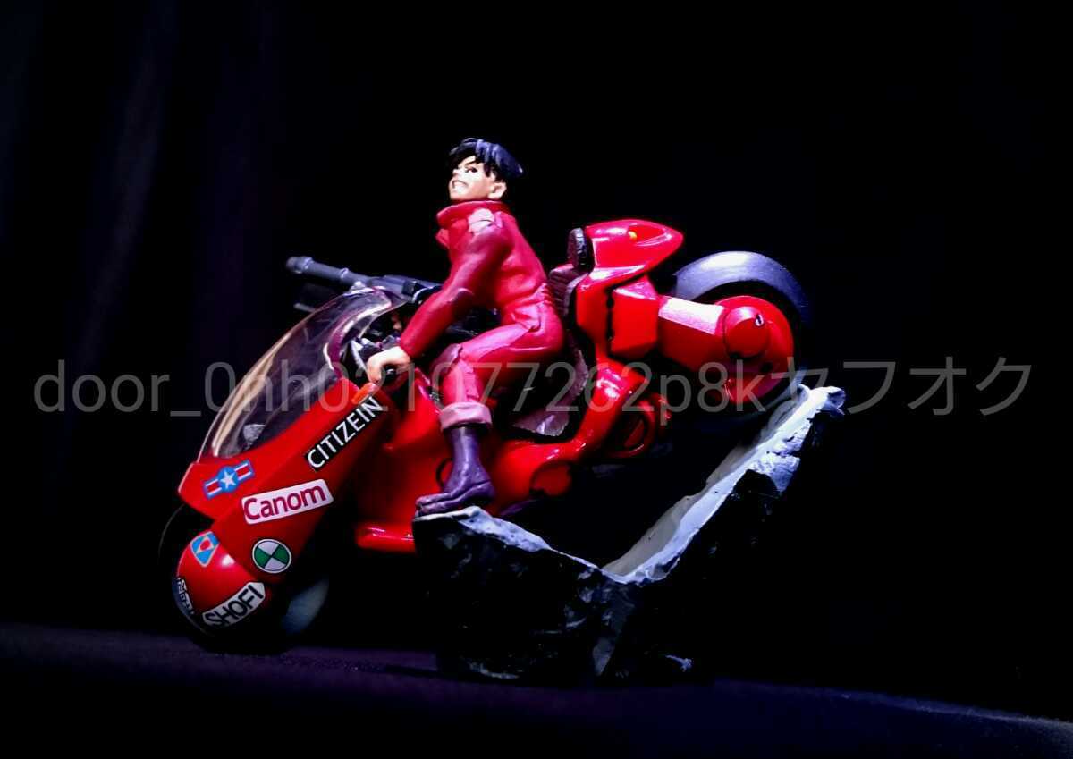 AKIRA KANEDA & BIKE Akira золотой рисовое поле мотоцикл Mini geo лама фигурка 