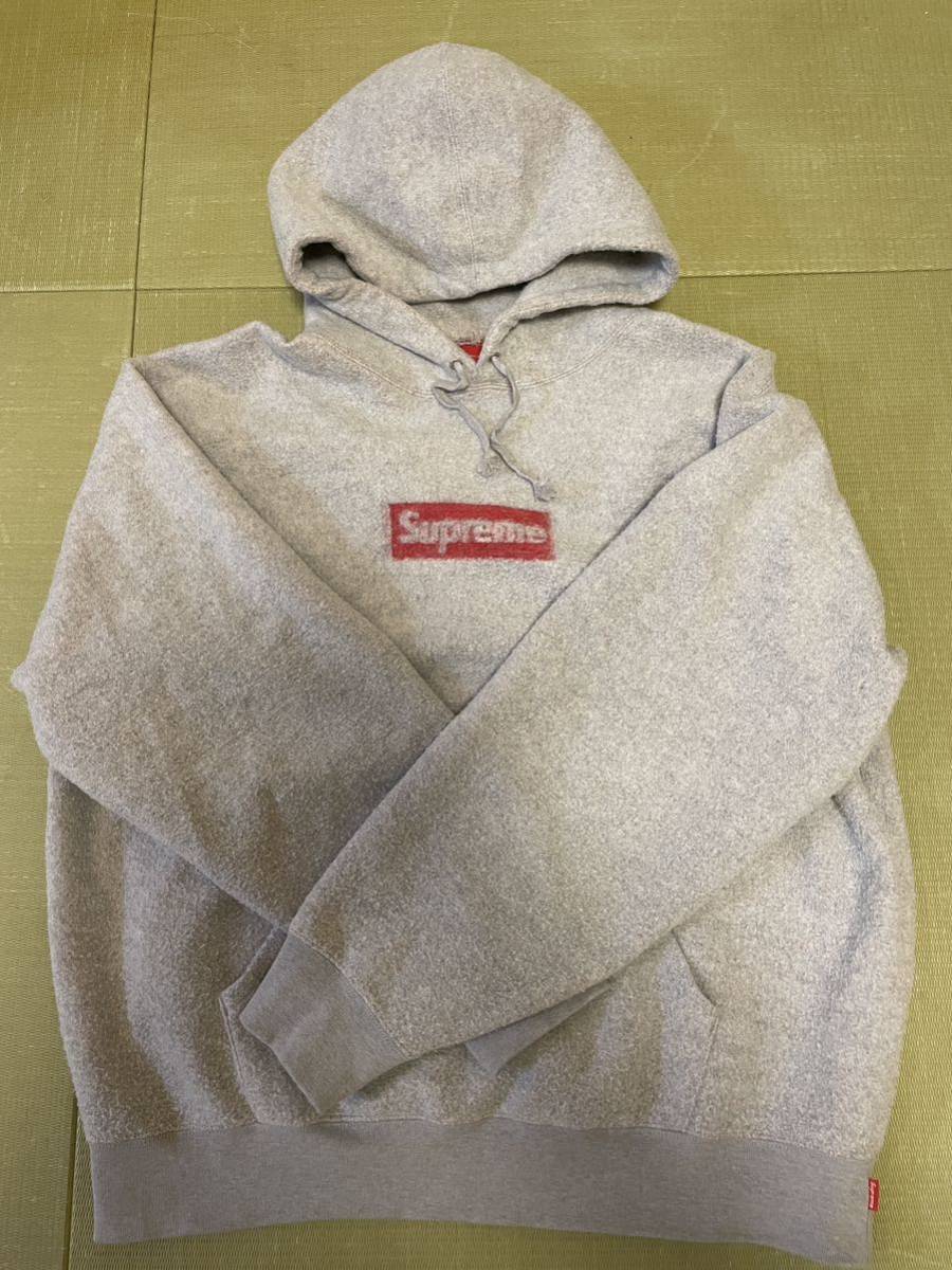 Supreme - Inside Out Box Logo Hooded Sweatshirt　灰色L　シュプリーム - インサイド アウト ボックス ロゴ フーデッド スウェットシャツ_画像1