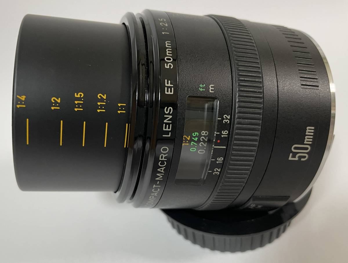 Canon COMPACT-MACRO LENS EF 50mm F2.5 単焦点 マクロレンズ_画像3