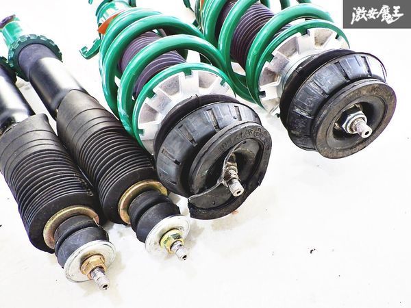 美品!! 抜け・固着無し!! TEIN テイン FLEX フレックスZ E12 E12改 HE12 ノート フルタップ 全長調整式 車高調 サス ショック 1台分 即納_画像8