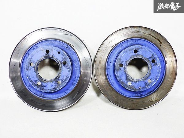  Mazda original FD3S RX-7 RX7 13B-REW front 4POT 16 -inch brake caliper ENDLESS Endless slit rotor left right set 