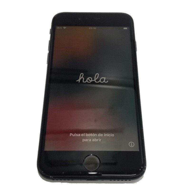 SIMフリー Apple アップル iPhone SE 64GB MX9R2J/A ブラック au 〇判定 送料520円 【ジャンク品/現状品お渡し】 U2310K443_画像1