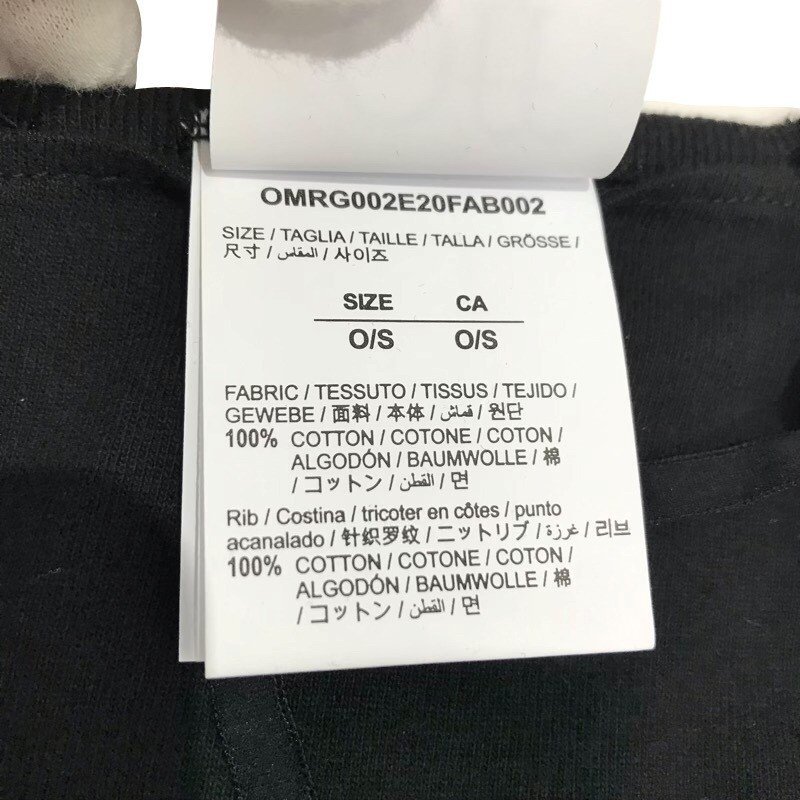 Off-White オフホワイト ファッションマスク ロゴ フェイスマスク 布マスク ブラック クール 送料180円 【未使用保管品】 U2311K225_画像3