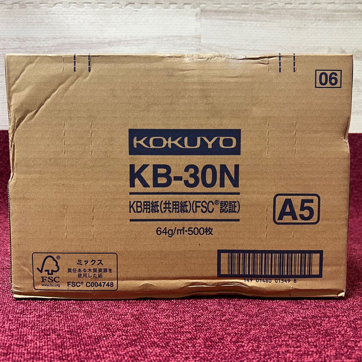 ［◆101295A］KOKUYO KB-30N A5用紙　500枚×10個