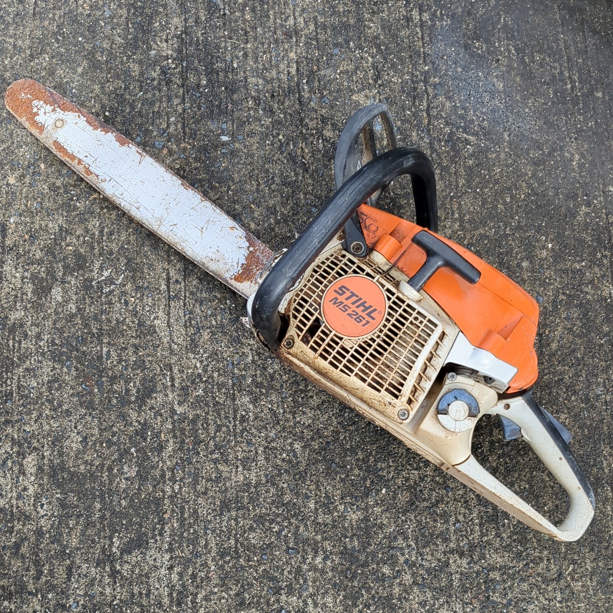 STIHL スチール エンジンチェーンソー チェンソー チェーンソー MS261_画像1