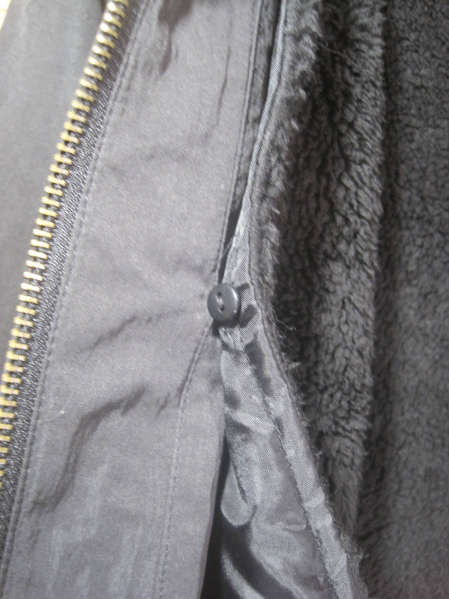 新品　ベルーナ　レディス　2way モッズコート　黒　Sサイズ ボア ライナー付き　薄手　ジャケット　コート　_画像6