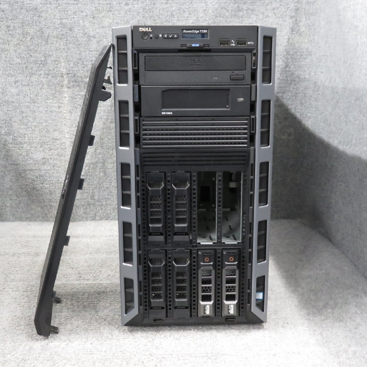 DELL PowerEdge T330 Xeon E3-1220 v6 3.0GHz 16GB DVD-ROM サーバー ジャンク K36121_画像2