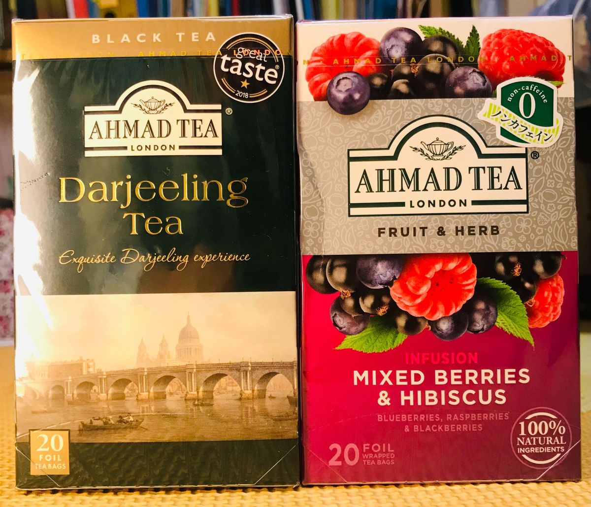 AHMAD TEA (アーマッドティー）　ダージリン 1箱 20袋　［ 英国ブランド ］ミックスベリー ティーバッグ 20袋　