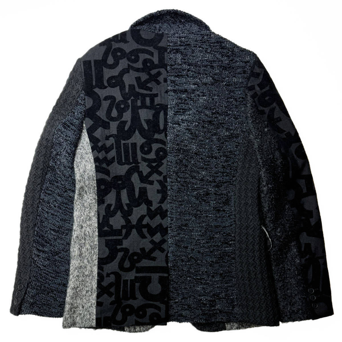 12AW シャネルツイード クレイジージャケット コムデギャルソンオムプリュス HOMME PLUS ニーザー期 2012AW CHANEL Tweed Crazy Jacket_画像、説明文の転載・加工、編集利用禁止。